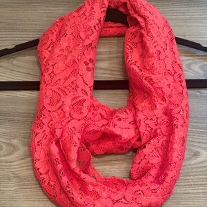 Floral Lace Infinity Scarf